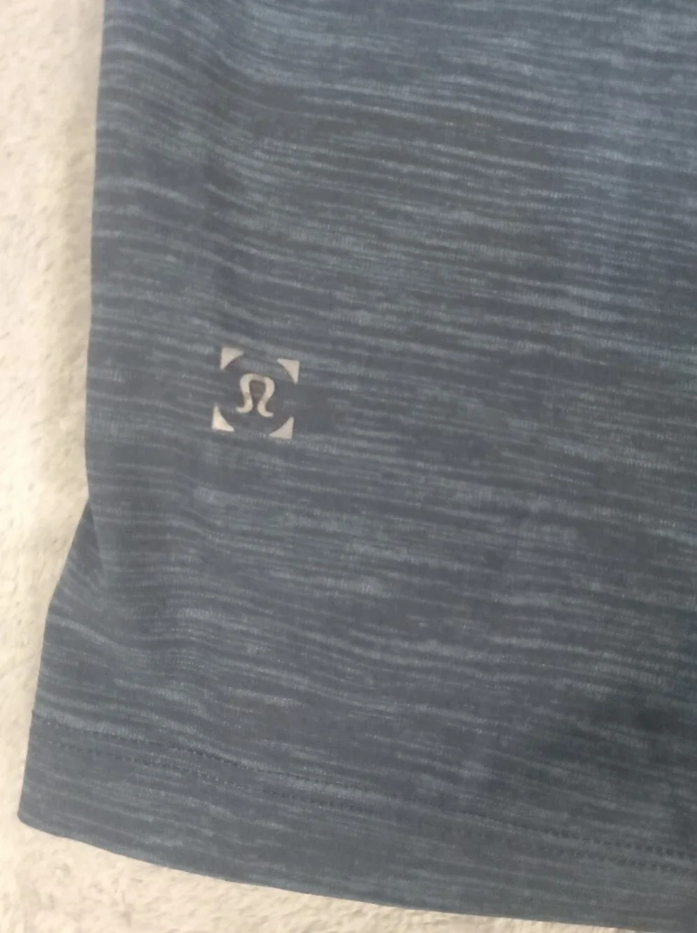 lululemon athletica Men's Performance Shorts in Dark Navy Heather Size Medium - Picture 3 of 14